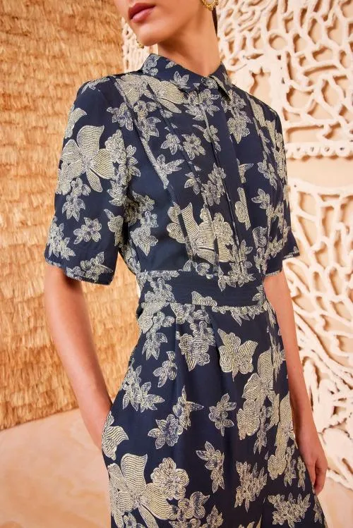 Pants And Jumpsuits Women Ulla Johnson Deia Jumpsuit Minuit Pants And Jumpsuits Women Ulla Johnson Deia Jumpsuit Minuit