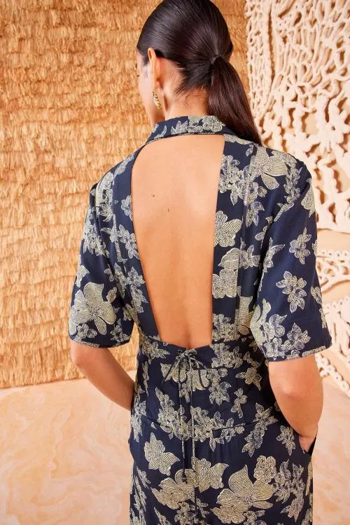 Pants And Jumpsuits Women Ulla Johnson Deia Jumpsuit Minuit Pants And Jumpsuits Women Ulla Johnson Deia Jumpsuit Minuit