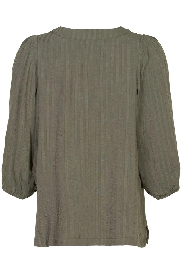 PAULINA BLOUSE 15313 615 Green 615 Women IN FRONT BLOUSES SHIRTS