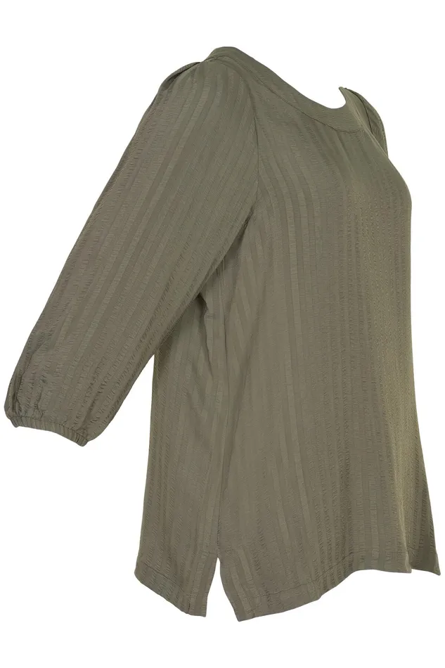PAULINA BLOUSE 15313 615 Green 615 Women IN FRONT BLOUSES SHIRTS
