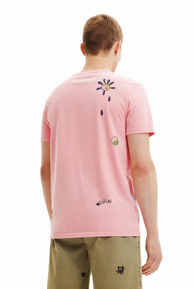 Peace Shortsleeve Tshirt Mens Desigual Tshirt and Polos