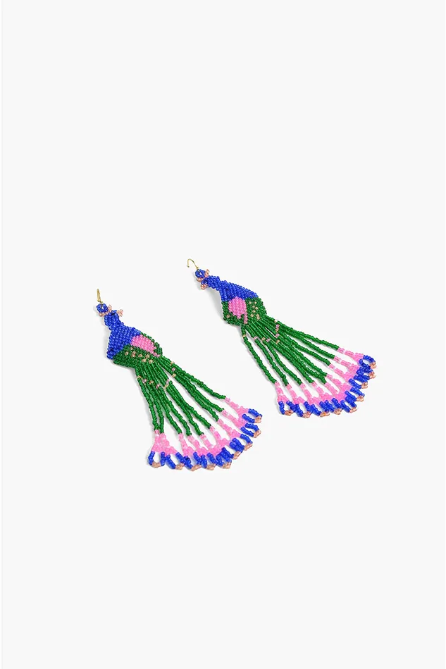 Peacock Plumes Earrings Peacock Plumes Earrings