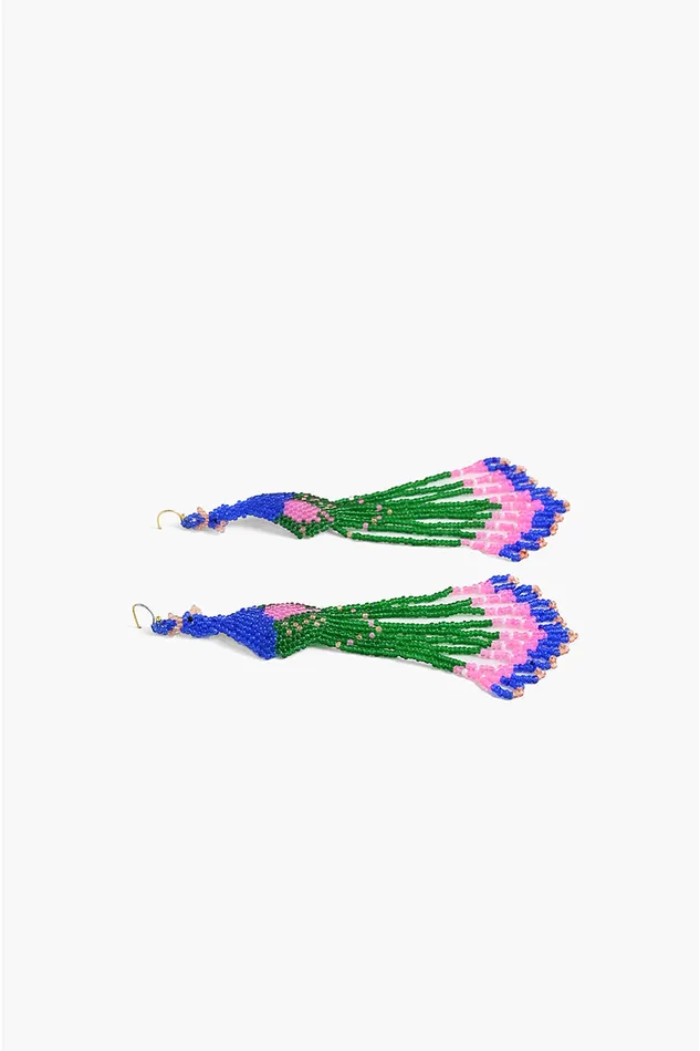 Peacock Plumes Earrings Peacock Plumes Earrings