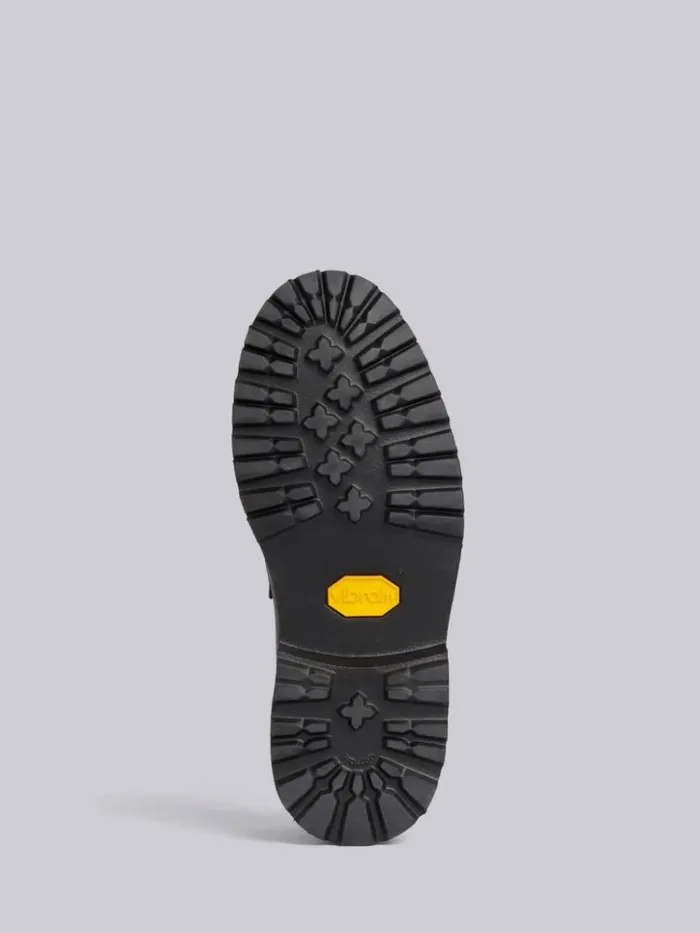 Pebble Grain Leather Commando Sole Penny Loafer Black Women Thom Browne Brogues and Loafers