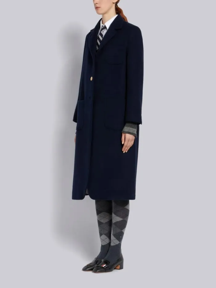 Pebbled Calfskin Tricolor Enamel Strap Loafer Black Women Thom Browne Heels Pebbled Calfskin Tricolor Enamel Strap Loafer Black Women Thom Browne Heels