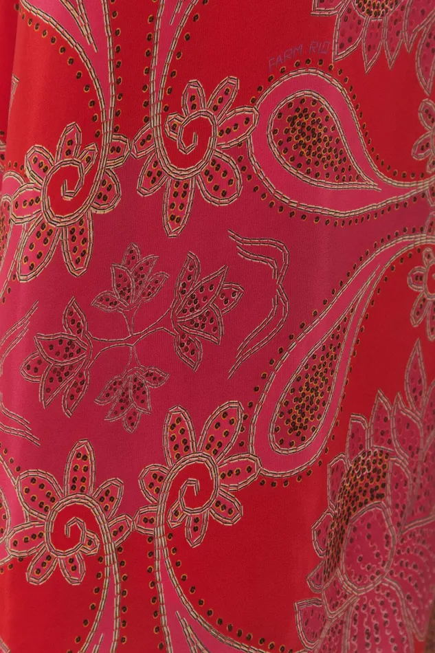 Pink Floral Glam Scarf Maxi Dress Women FARM Rio Maxi Dresses Pink Floral Glam Scarf Maxi Dress Women FARM Rio Maxi Dresses