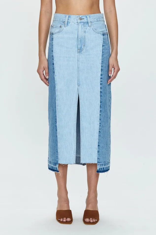 Pistola Denim Denim Women Alice Midi Skirt 8211 Spliced Palais