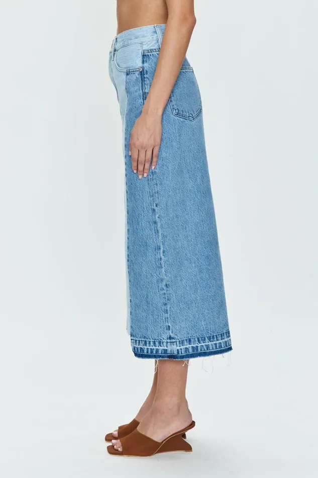 Pistola Denim Denim Women Alice Midi Skirt 8211 Spliced Palais