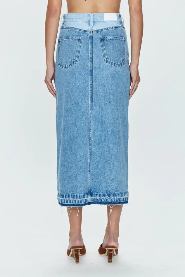 Pistola Denim Denim Women Alice Midi Skirt 8211 Spliced Palais