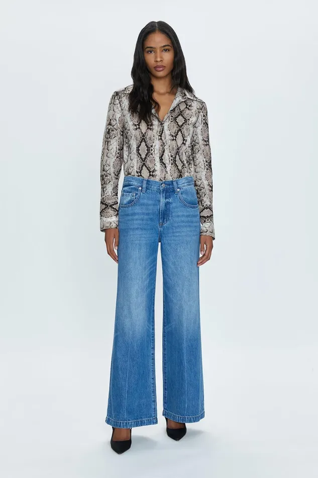 Pistola Denim Denim Women Jadyn Low Slung Palazzo Jean 8211 Echo Park