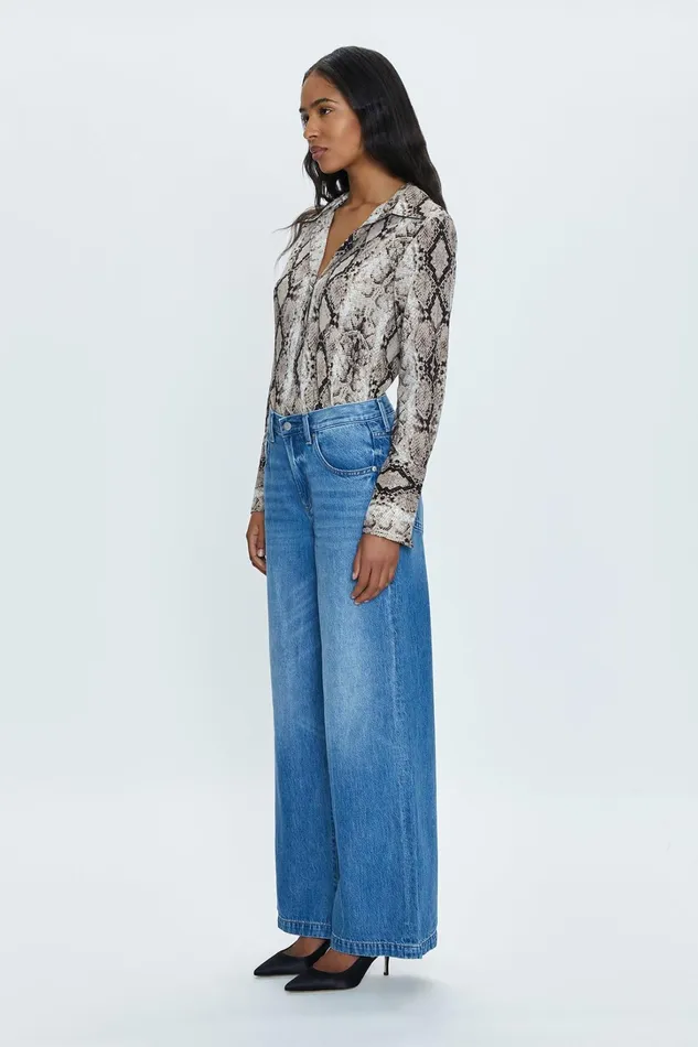 Pistola Denim Denim Women Jadyn Low Slung Palazzo Jean 8211 Echo Park