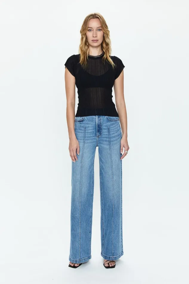 Pistola Denim Denim Women Lana High Rise Ultra Wide Jean 8211 Cannes