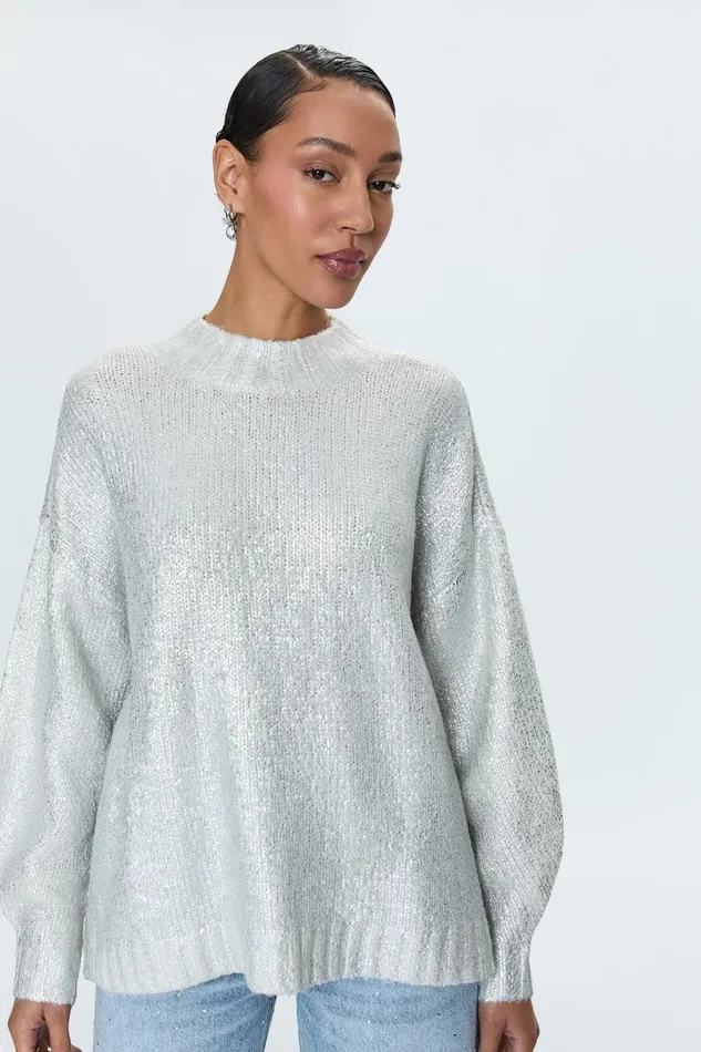 Pistola Denim Sweaters and Knits Women Carlen Sweater 8211 Snow Disco