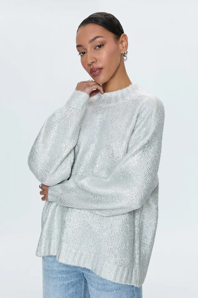 Pistola Denim Sweaters and Knits Women Carlen Sweater 8211 Snow Disco