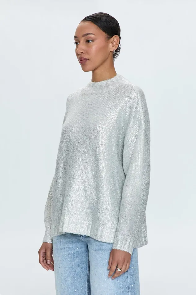 Pistola Denim Sweaters and Knits Women Carlen Sweater 8211 Snow Disco