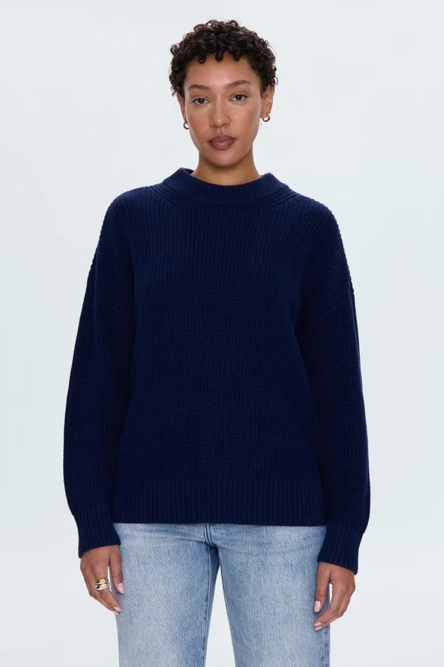 Pistola Denim Sweaters and Knits Women Eve Sweater 8211 Navy