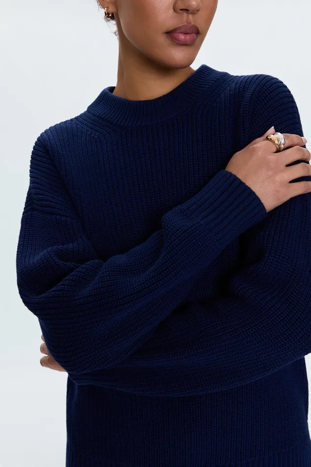 Pistola Denim Sweaters and Knits Women Eve Sweater 8211 Navy