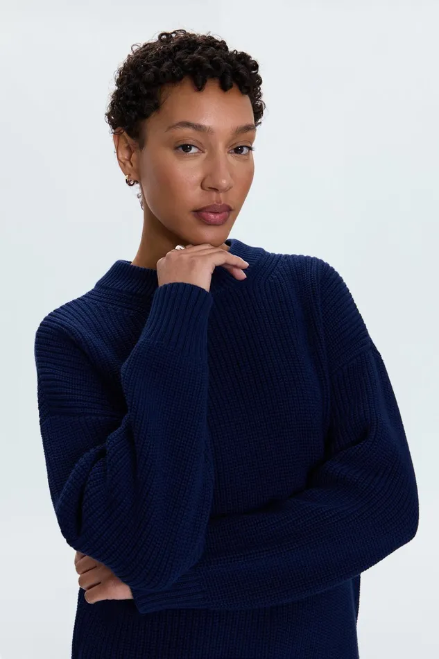 Pistola Denim Sweaters and Knits Women Eve Sweater 8211 Navy