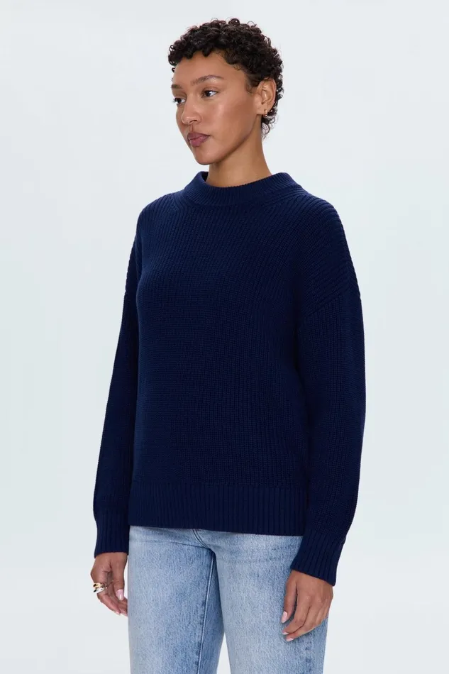 Pistola Denim Sweaters and Knits Women Eve Sweater 8211 Navy