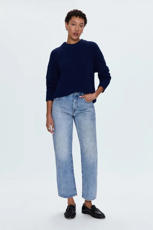 Pistola Denim Sweaters and Knits Women Eve Sweater 8211 Navy