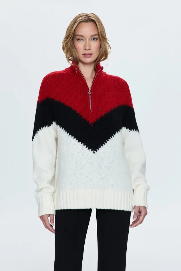 Pistola Denim Sweaters and Knits Women Maribel Sweater 8211 Chevron