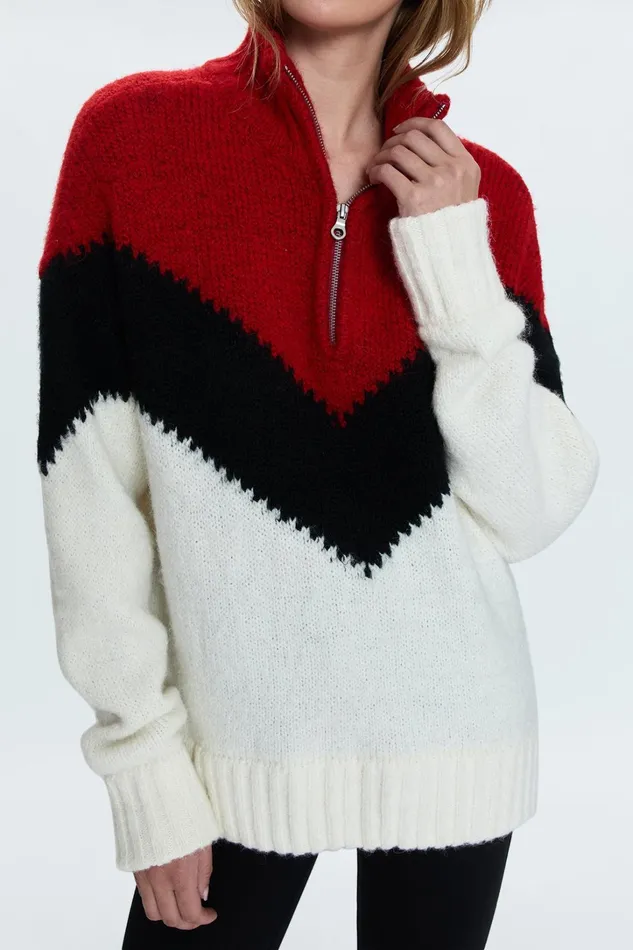 Pistola Denim Sweaters and Knits Women Maribel Sweater 8211 Chevron