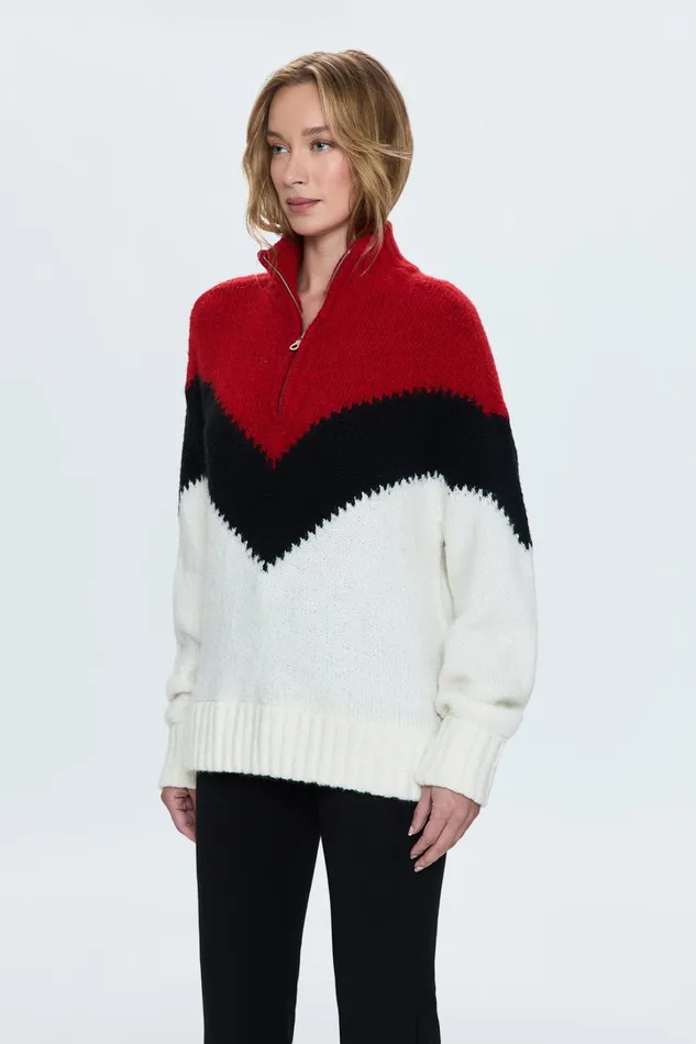 Pistola Denim Sweaters and Knits Women Maribel Sweater 8211 Chevron
