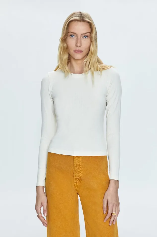 Pistola Denim Tees and Tanks Women Bailey Top 8211 Ivory