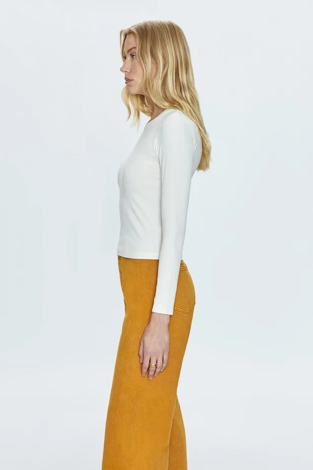 Pistola Denim Tees and Tanks Women Bailey Top 8211 Ivory