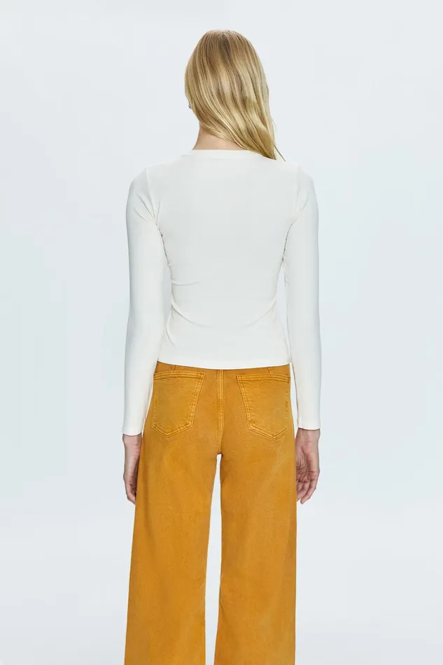 Pistola Denim Tees and Tanks Women Bailey Top 8211 Ivory