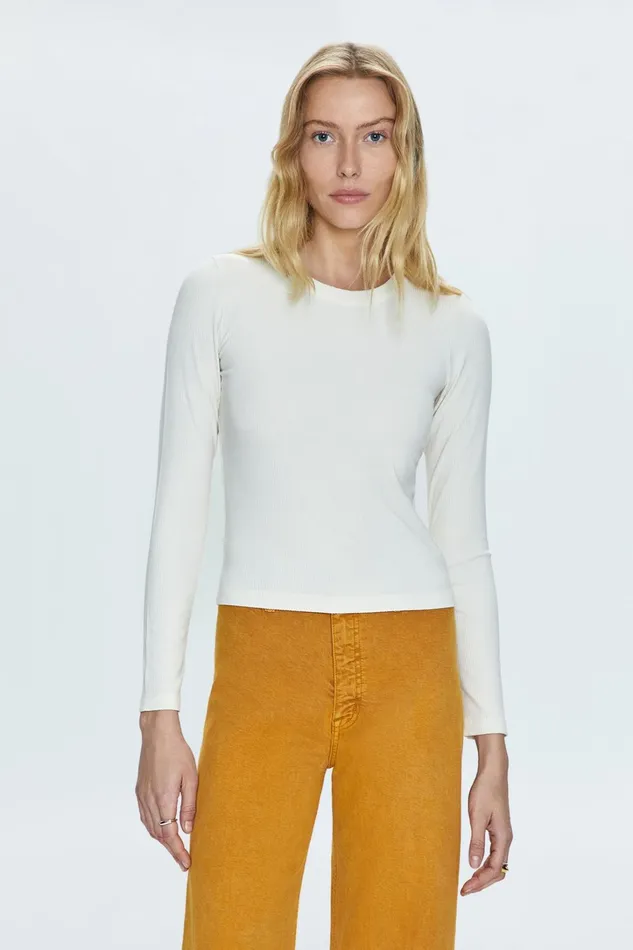 Pistola Denim Tees and Tanks Women Bailey Top 8211 Ivory