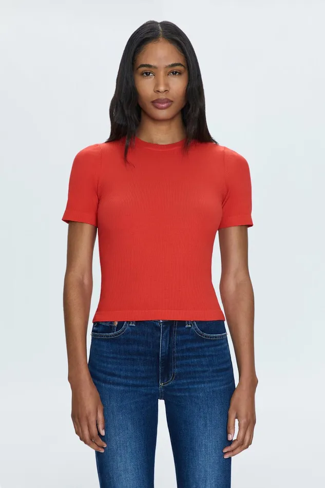 Pistola Denim Tees and Tanks Women Bella Tee 8211 Rouge