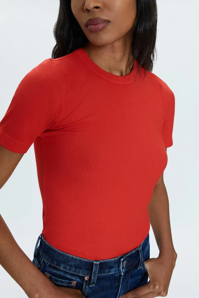Pistola Denim Tees and Tanks Women Bella Tee 8211 Rouge