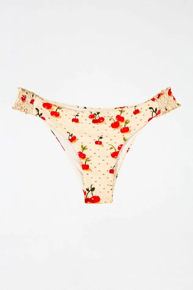 Pitanga Cherry Bikini Bottom Women FARM Rio Bikinis