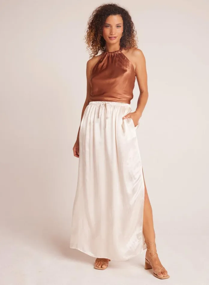 Pleat Front Maxi Skirt 8211 Playa Sand Women Bella Dahl Skirts