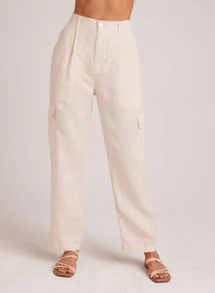 Pleated Linen Cargo Trousers 8211 Samba Tan Women Bella Dahl Pants Pleated Linen Cargo Trousers 8211 Samba Tan Women Bella Dahl Pants