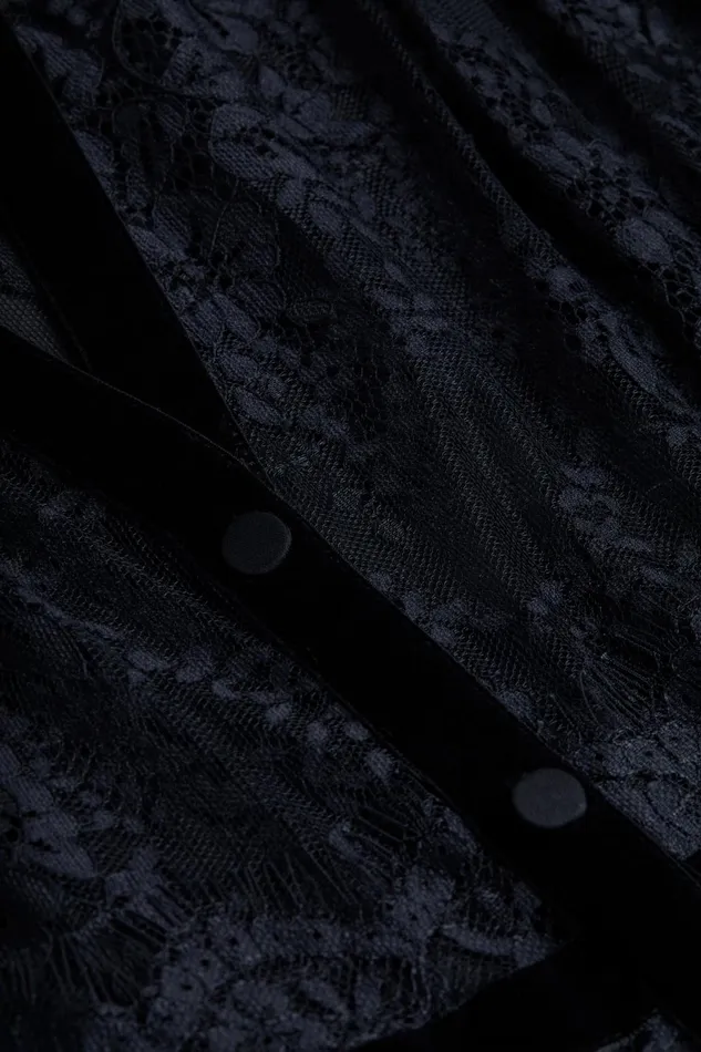 Poe Lace Dress Black Women L039Agence Dresses and Jumpsuits Poe Lace Dress Black Women L039Agence Dresses and Jumpsuits