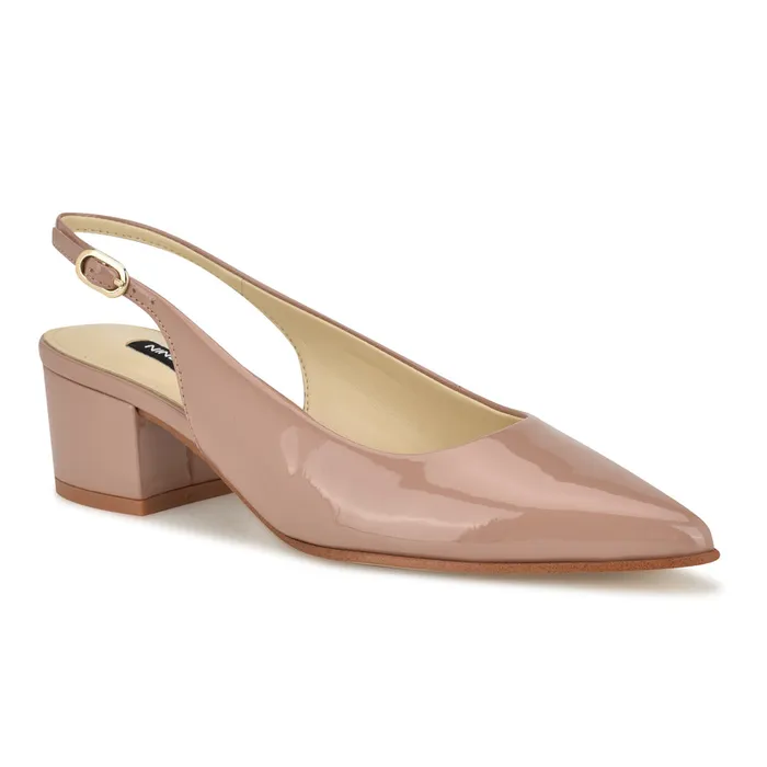 Prepp Block Heel Slingback Pumps Prepp Block Heel Slingback Pumps