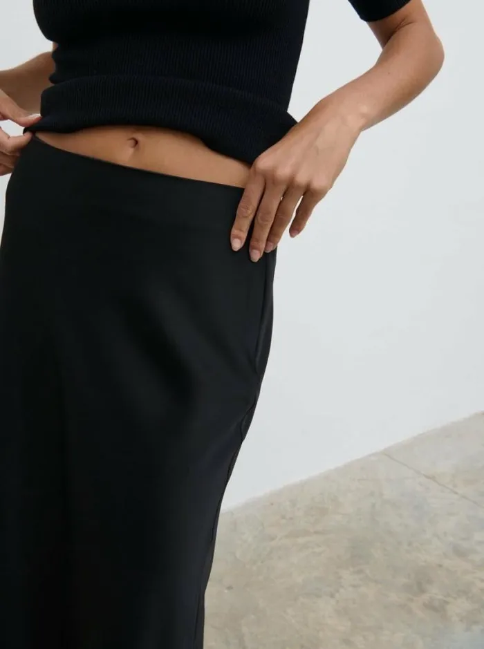 Pretty Lavish Bottoms Breya Maxi Skirt Black 8211 Women