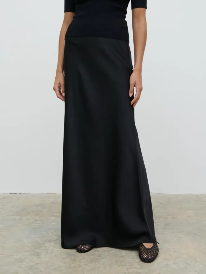 Pretty Lavish Bottoms Breya Maxi Skirt Black 8211 Women