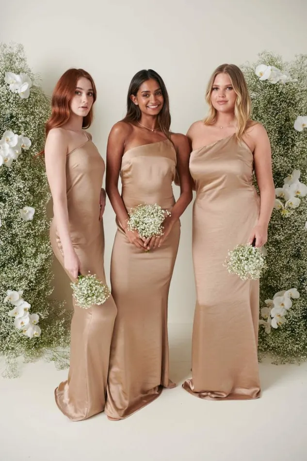 Pretty Lavish Bridesmaid Dresses Amelia Maxi Bridesmaid Dress Mocha 8211 Women
