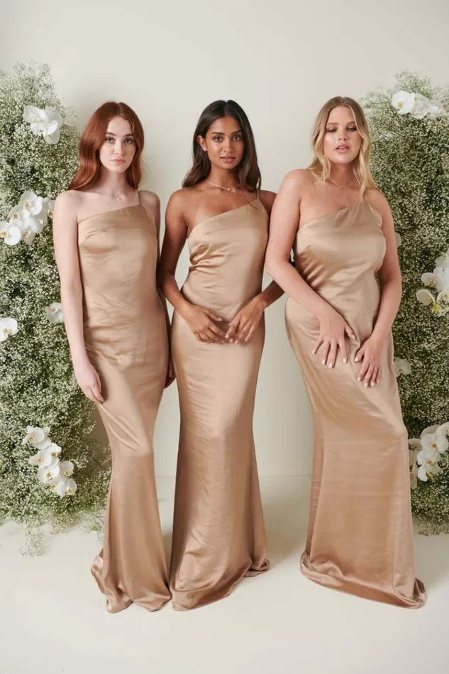 Pretty Lavish Bridesmaid Dresses Amelia Maxi Bridesmaid Dress Mocha 8211 Women
