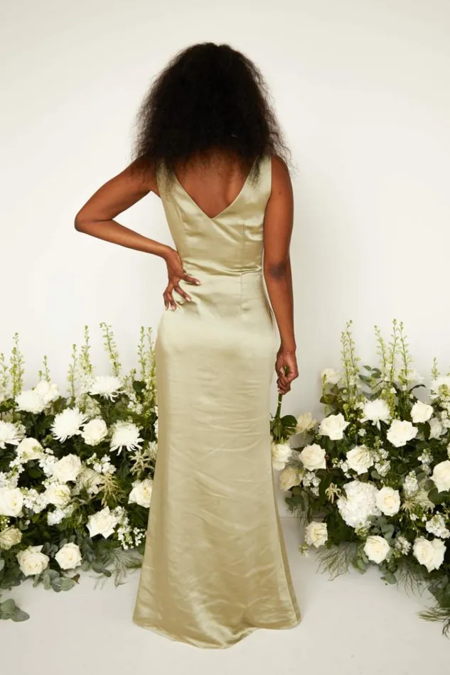Pretty Lavish Bridesmaid Dresses Esmee Maxi Bridesmaid Dress Olive 8211 Women