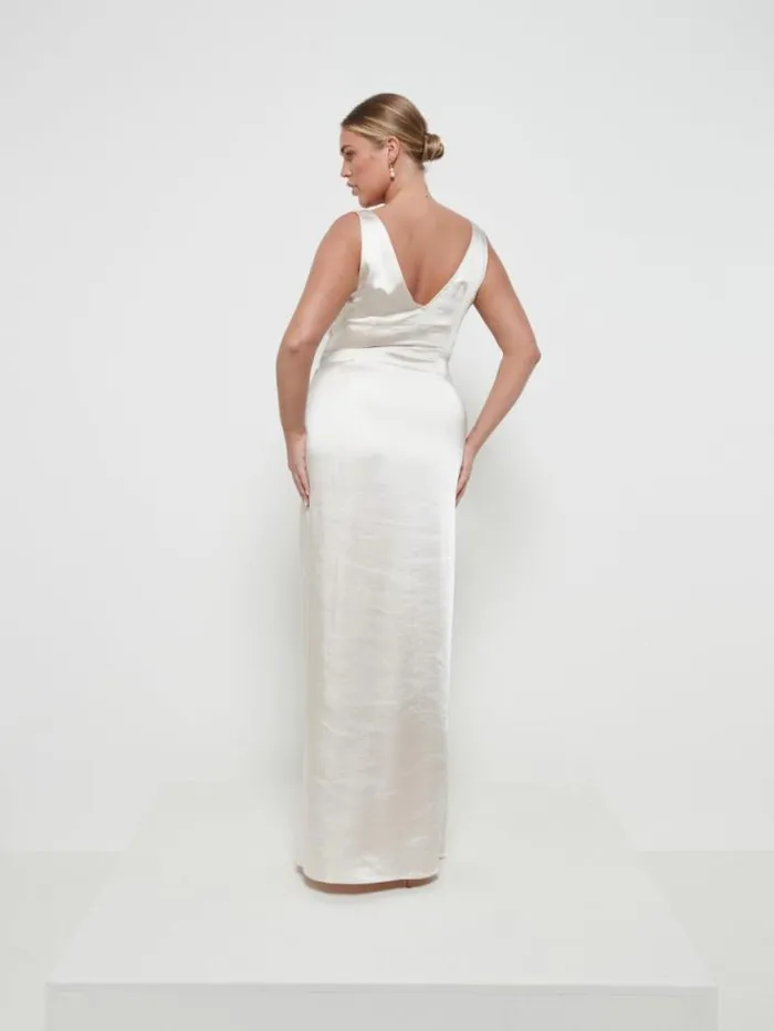 Pretty Lavish Bridesmaid Dresses Esmee Wrap Maxi Bridesmaid Dress Champagne 8211 Women