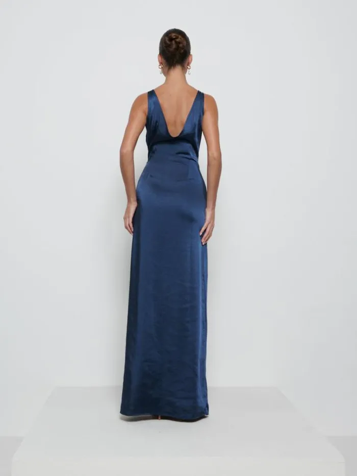 Pretty Lavish Bridesmaid Dresses Esmee Wrap Maxi Bridesmaid Dress Navy 8211 Women