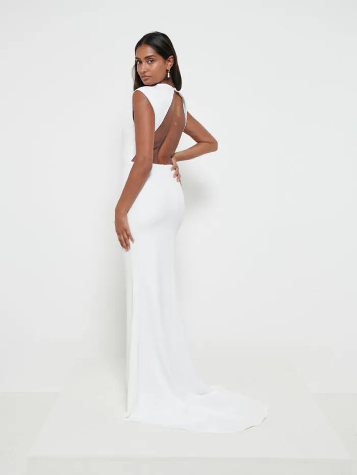 Pretty Lavish Bridesmaid Dresses Farrah Maxi Dress Ivory 8211 Women