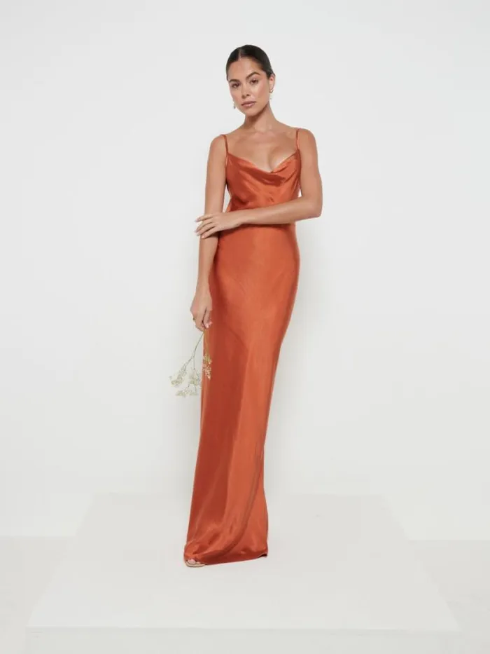 Pretty Lavish Bridesmaid Dresses Keisha Maxi Bridesmaid Dress Copper 8211 Women