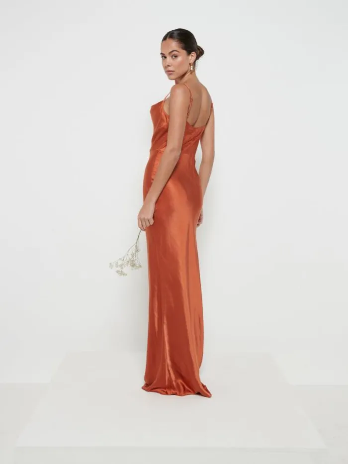 Pretty Lavish Bridesmaid Dresses Keisha Maxi Bridesmaid Dress Copper 8211 Women