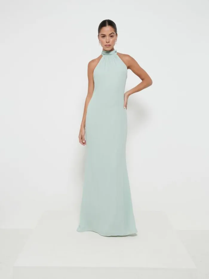 Pretty Lavish Chiffon Bridesmaid Dresses Odelle Chiffon Maxi Bridesmaid Dress Sage 8211 Women