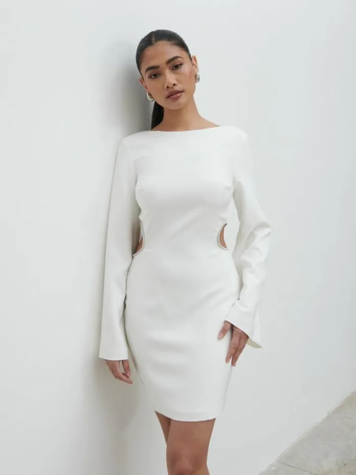 Pretty Lavish Hen Do Reina Mini Dress White 8211 Women